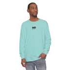 muala® "drippy logo" long sleeve tee 100% ring-spun cotton