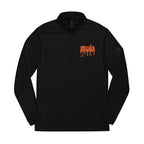 muala® x adidas® collaboration "cheese performance" quarter-zip recycled +UPF 50+ pullover