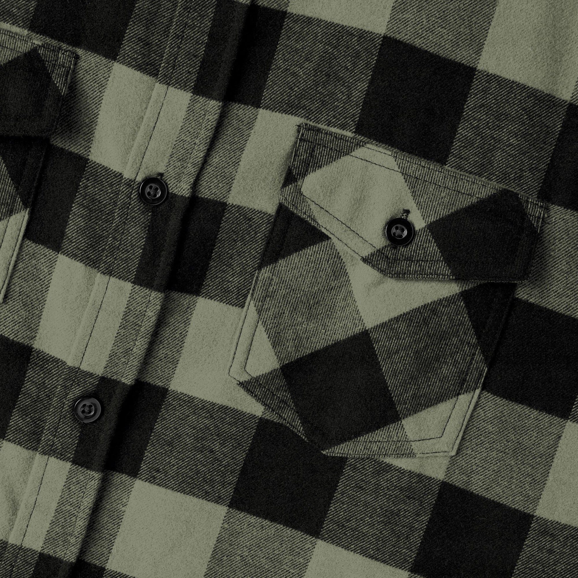 muala® "late night kebab" heavyweight flannel