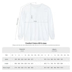 muala® "drippy logo" long sleeve tee 100% ring-spun cotton