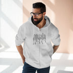 muala® "drippy grey double cheese" zip hoodie