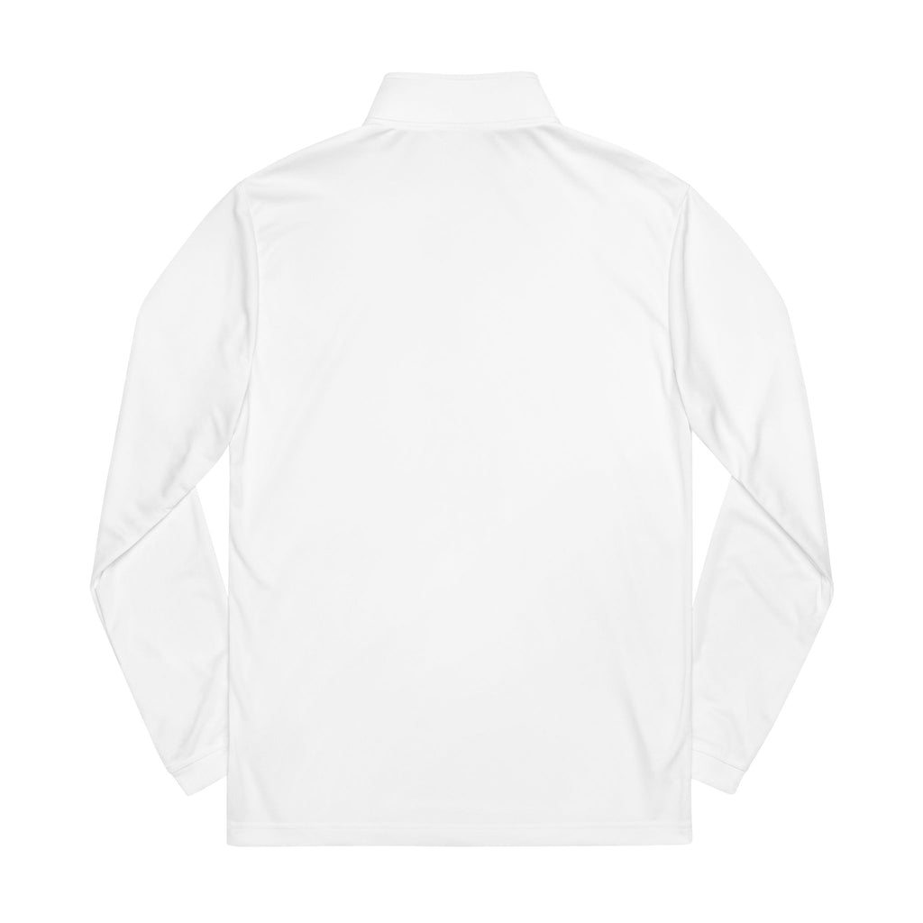 muala® x adidas® collaboration "cheese performance" quarter-zip recycled +UPF 50+ pullover