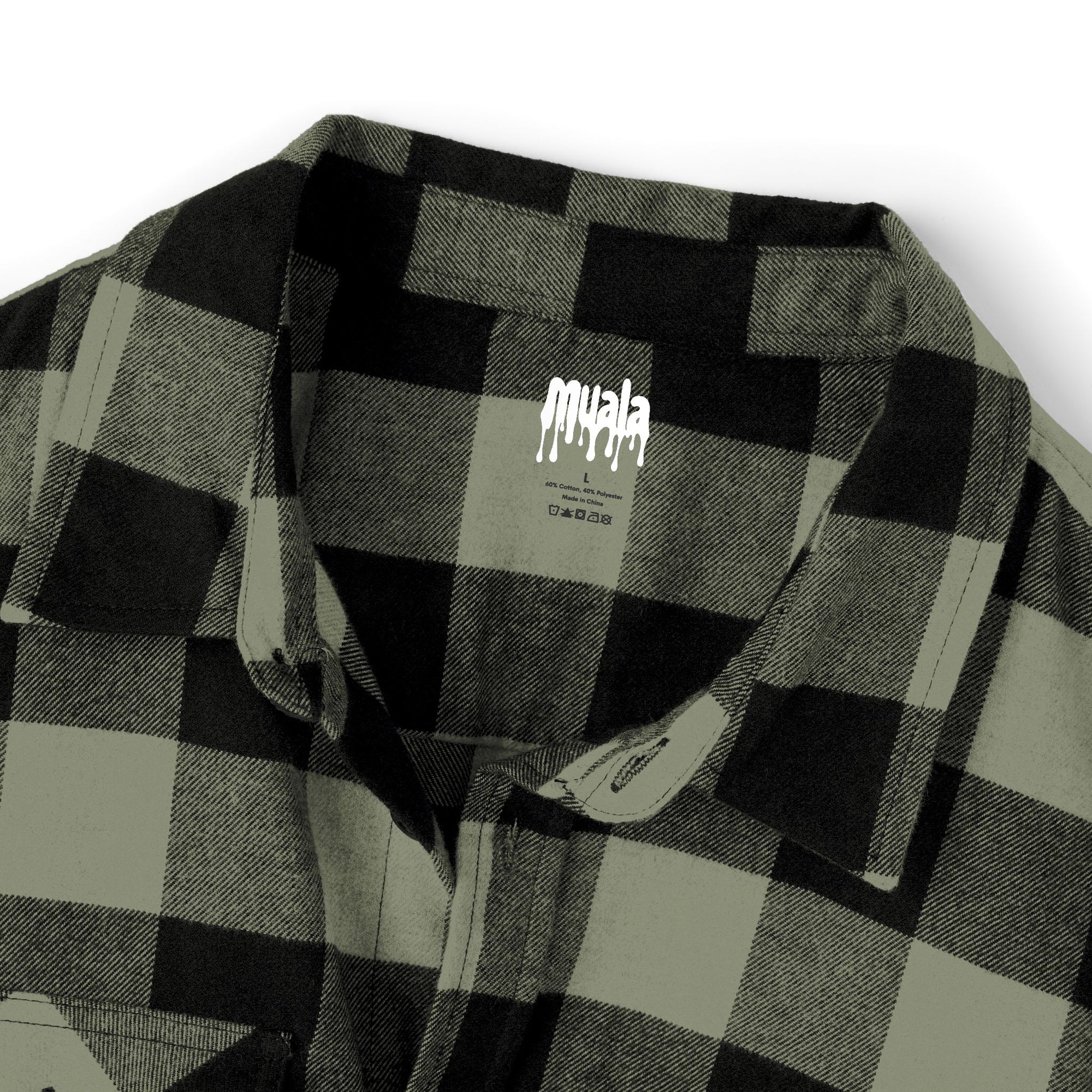 muala® "late night kebab" heavyweight flannel