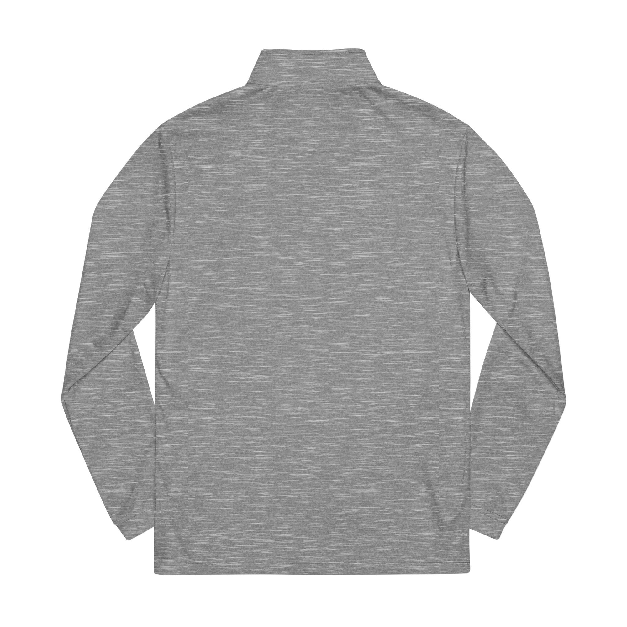 muala® x adidas® collaboration "cheese performance" quarter-zip recycled +UPF 50+ pullover