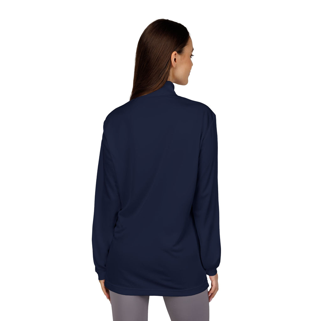 muala® x adidas® collaboration "cheese performance" quarter-zip recycled +UPF 50+ pullover