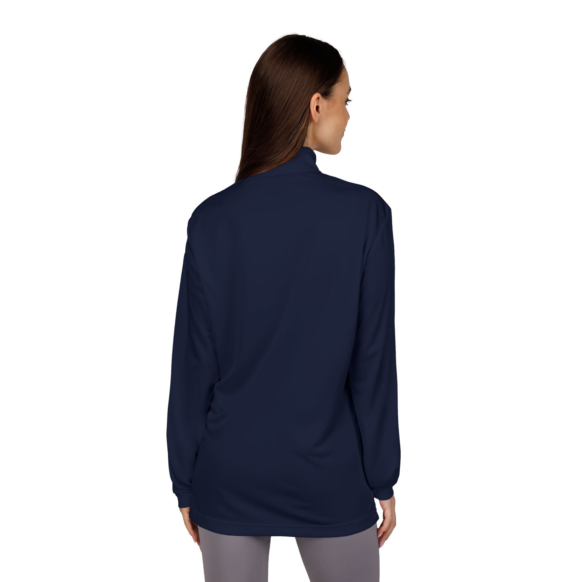 muala® x adidas® collaboration "cheese performance" quarter-zip recycled +UPF 50+ pullover