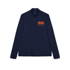muala® x adidas® collaboration "cheese performance" quarter-zip recycled +UPF 50+ pullover