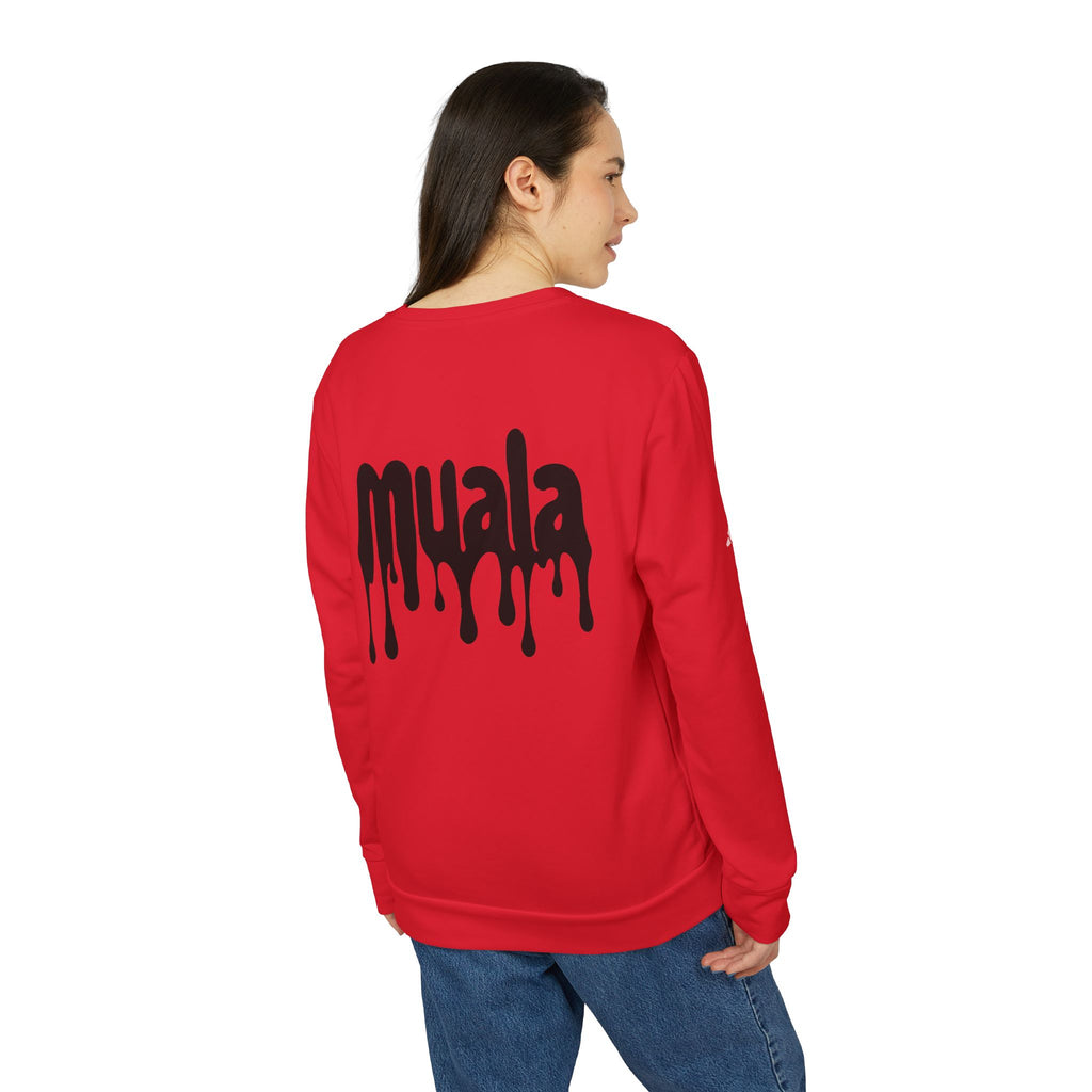 muala® x adidas® collaboration "diet king" fleece daily sweatshirt