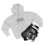 muala® "drippy grey double cheese" zip hoodie
