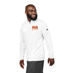 muala® x adidas® collaboration "cheese performance" quarter-zip recycled +UPF 50+ pullover