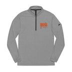 muala® x adidas® collaboration "cheese performance" quarter-zip recycled +UPF 50+ pullover