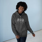 muala® "drippy grey double cheese" zip hoodie