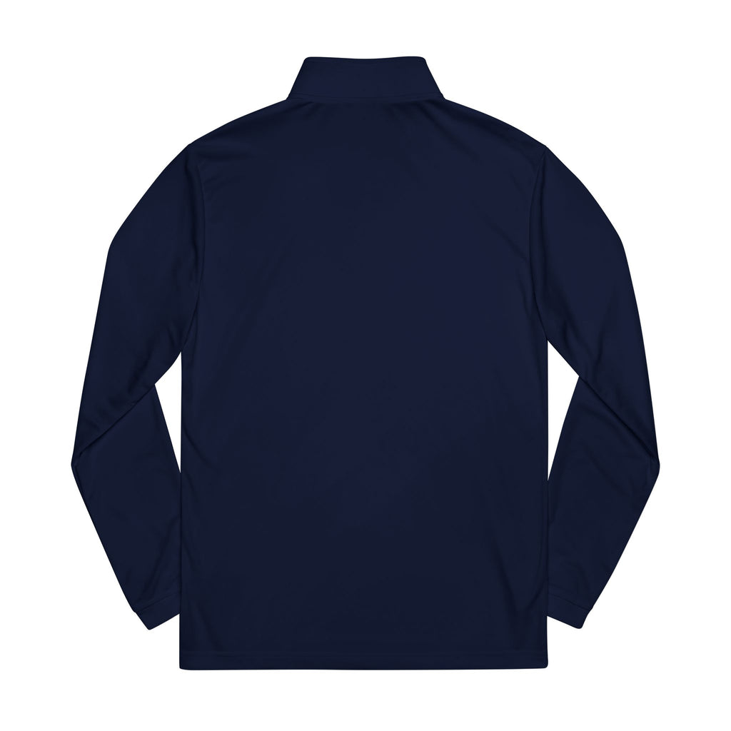 muala® x adidas® collaboration "cheese performance" quarter-zip recycled +UPF 50+ pullover
